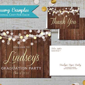 Graduation Invitation,Announcement,Class of 2024,Grad Party Invite,Grad Photo Card,Grad Photo Invite,High School,College,Personalized Card image 3