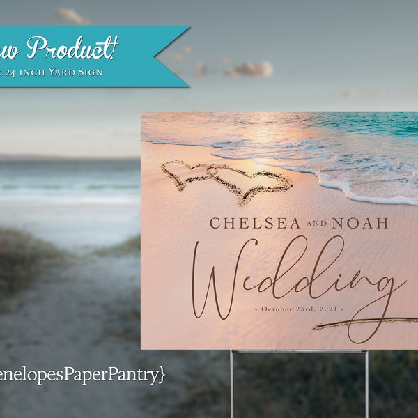 Wedding Yard Signs Etsy