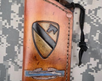 Eyeglass Leather Case - 1st Air Cav
