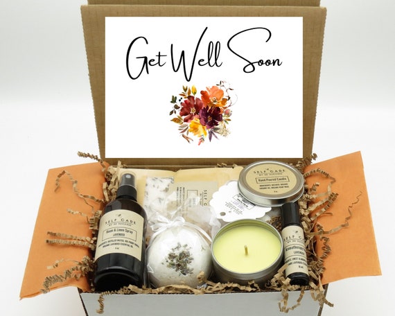 Get Well Soon Basket of Thoughtfulness & Comfort - Get Well Gifts for Women  After Surgery - get Well Soon Basket - get Well Gifts for Women