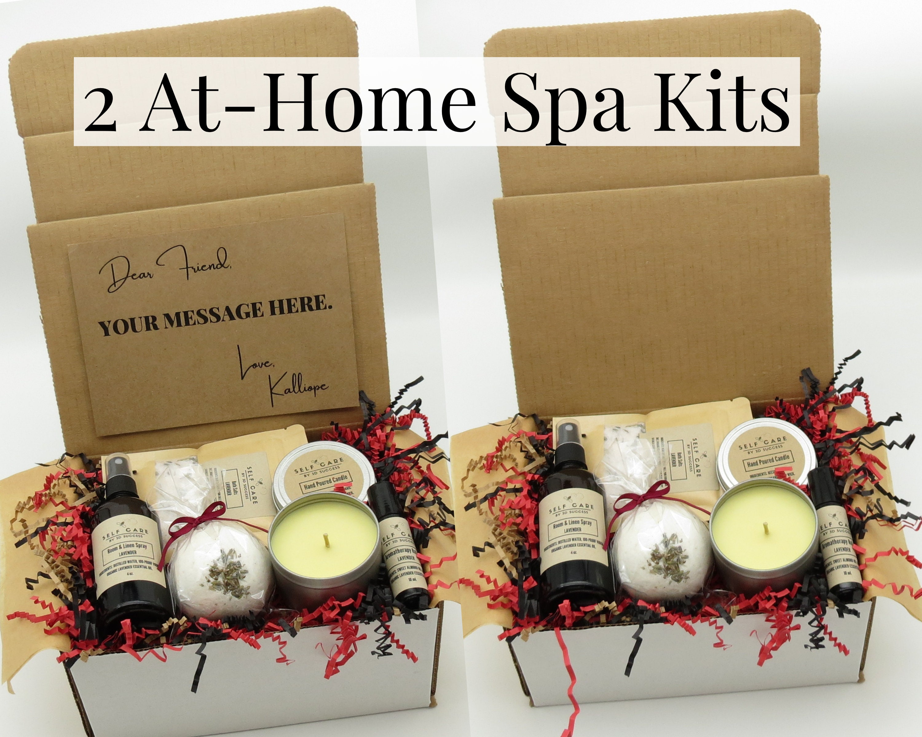 2 At Home Spa Kits / Couples Spa Gift Set / His and Hers Gift Etsy