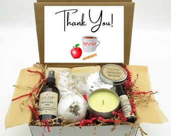 Teacher Appreciation Gift Set: Organic Self-Care Spa Kit