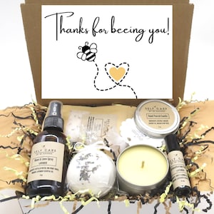 Thanks for Beeing You / Bee Gift Box / Gratitude Gift Box for Friend / Thank You for Being Amazing Hostess