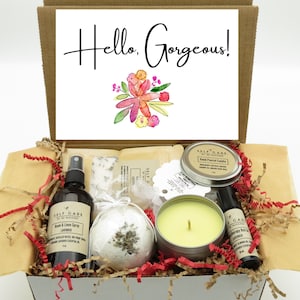 Spa Gift Personal Care Box / Organic Care Package / Pamper Gift Box for Her
