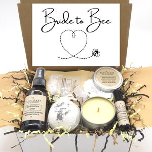 Bride to Bee Spa Box / Pre-Wedding Gift for Bachelorette Party / Wedding Stress Survival Kit