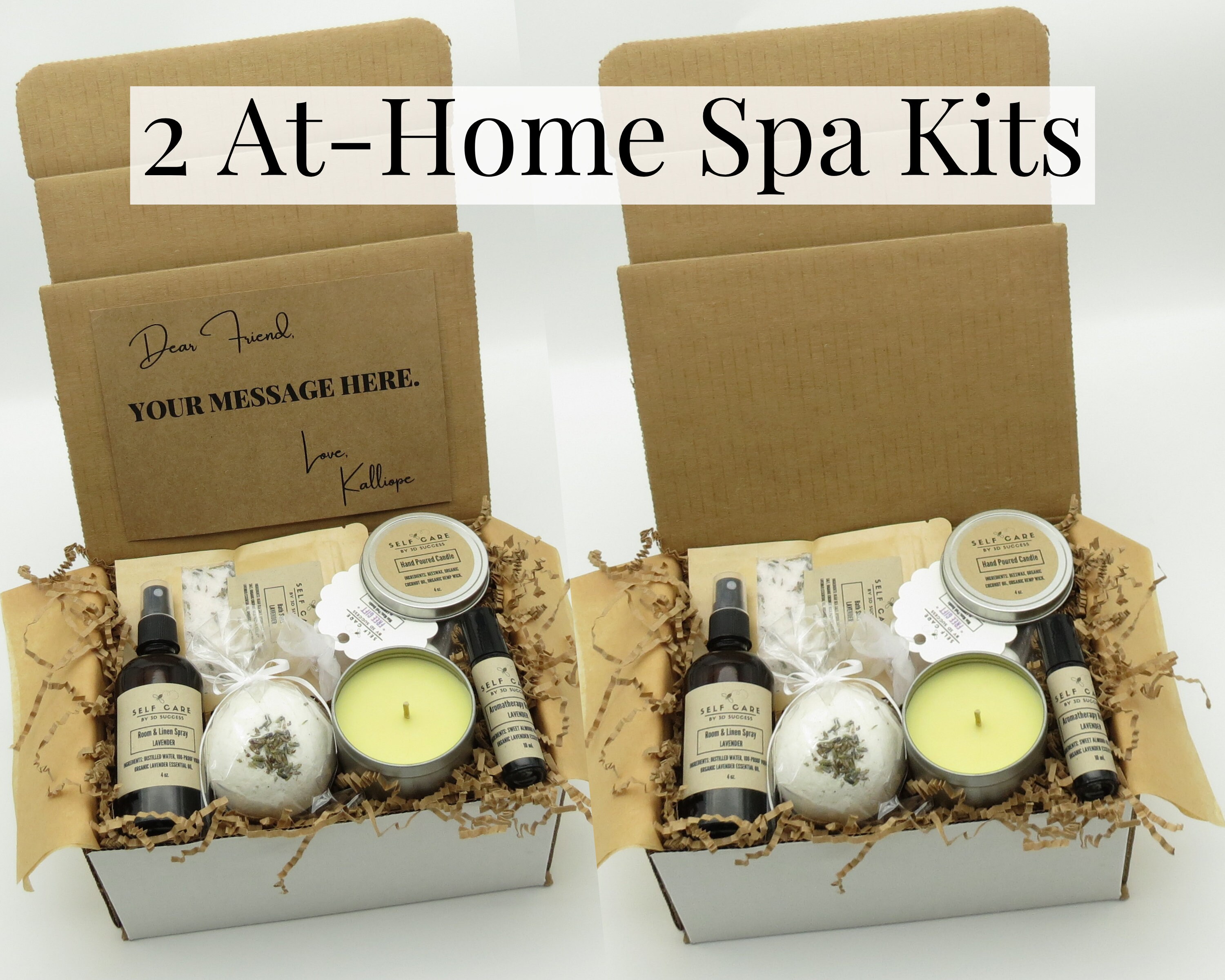 2 At Home Spa Kits / Couples Spa Gift Set / His and Hers Gift Etsy