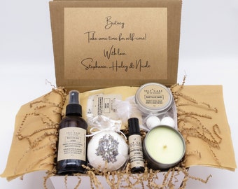 Destress Gift Box / All-Natural Self-Care Kit / Lavender Gift