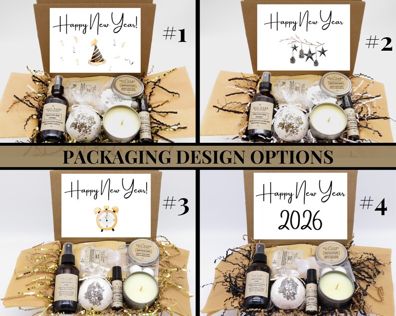 New Year's Eve Spa Gift Box 2026: Organic Self Care Package image 2