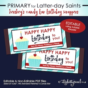 LDS Primary 2024 Hersheys Candy Bar Wrapper - Come Follow Me Theme New Testament PRINTABLE Birthday Teacher Leader Gift Treat P005