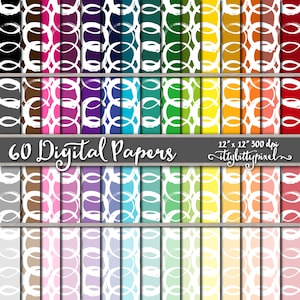 Painted Circle Scrapbook Paper, Polka Dot Scrapbooking Paper, Polka Dot Digital Paper, Polka Dot Paper, Commercial Use, Rainbow Paper Pack