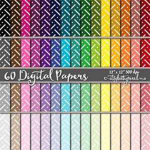 Weave Scrapbook Paper, Scrapbooking Paper, Crosshatch Digital Paper, Basketweave Paper, Weave Paper, Chevron Paper, Party Confetti, Stripes