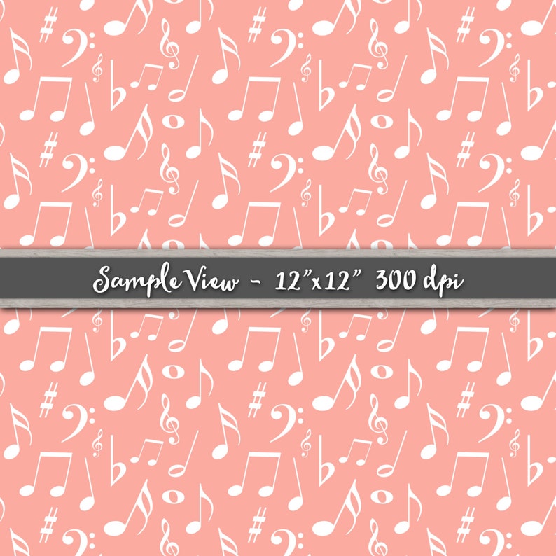 Music Scrapbook Paper Musical Scrapbooking Paper Musical Etsy
