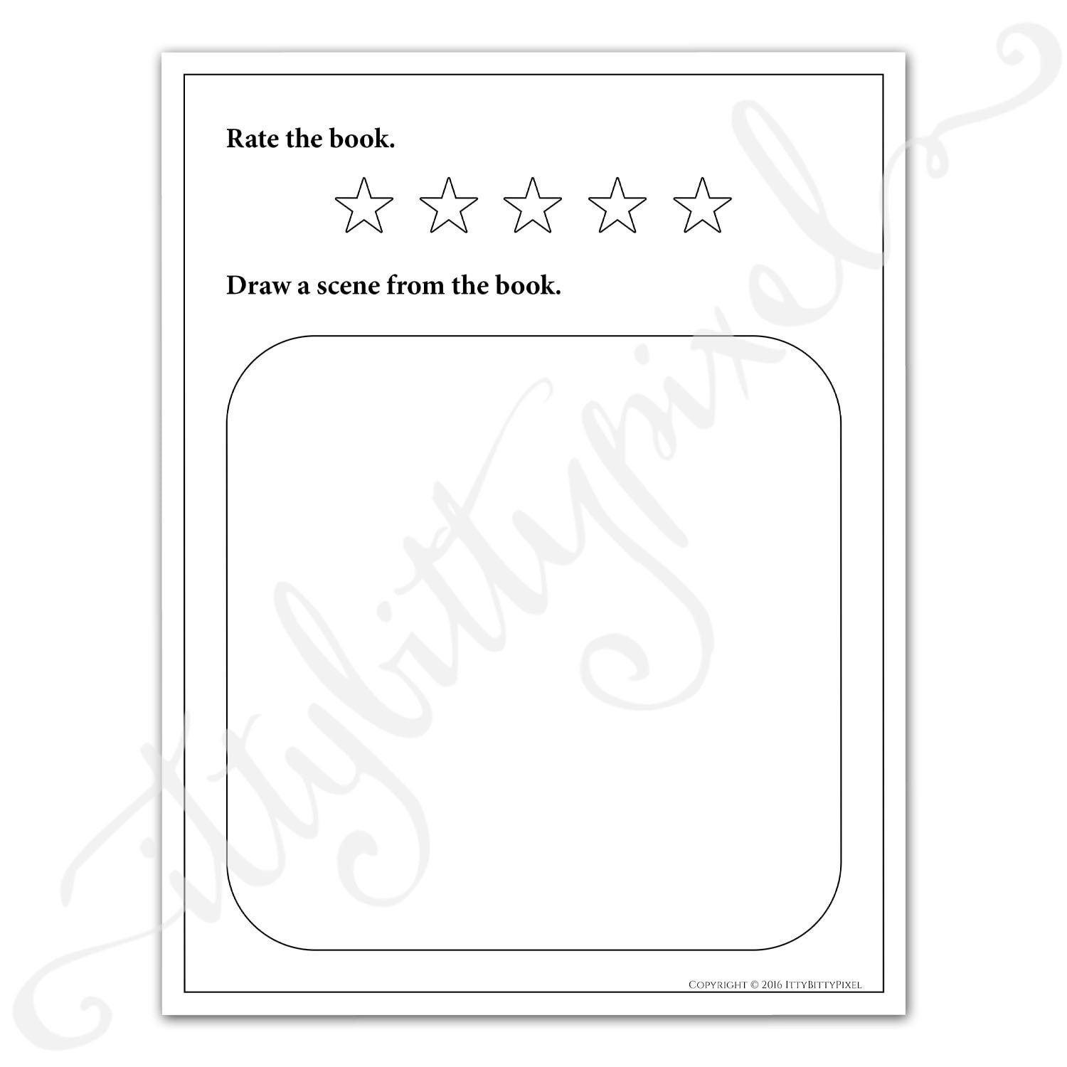 Book Report Worksheet Printable - First Second Third Grade Young Child ...