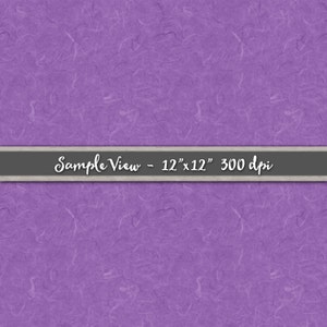 May include: Purple textured paper background with a sample view label that reads "Sample View - 12" x 12" 300 dpi".