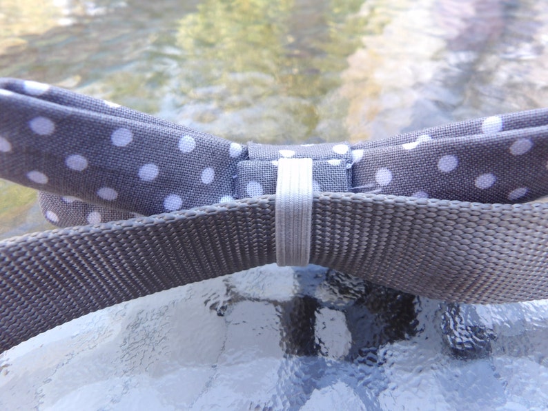 Dog Bow Tie Gray With White Polka Dots. Dog Bow Tie. Gray Etsy