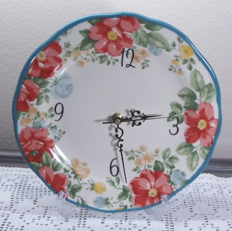 Upcycled New Pioneer Woman Vintage Fl Stoneware Dinner Image 0