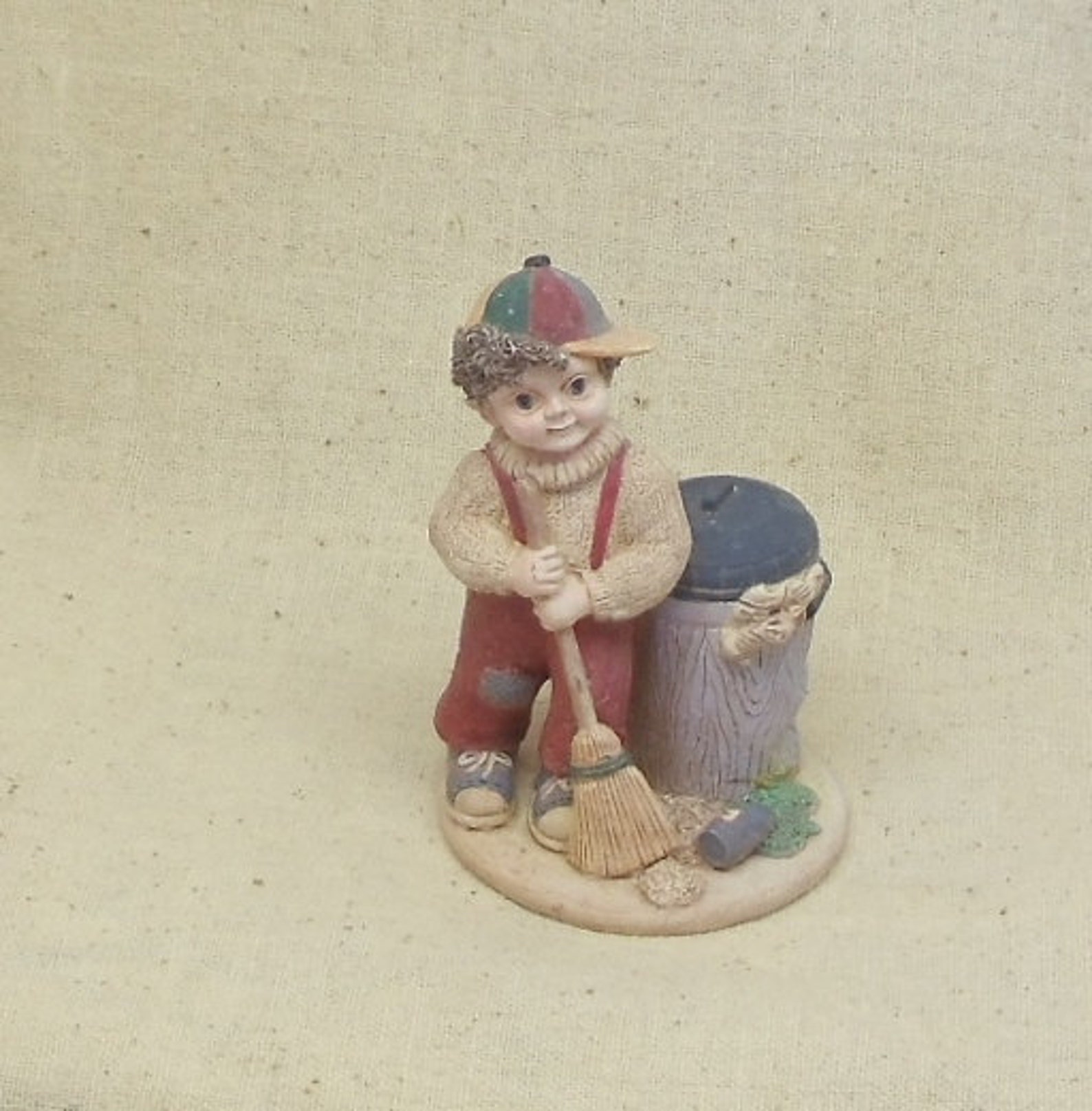 Vintage Tender Heart Treasures 6 Resin Figurines Each Doing Etsy