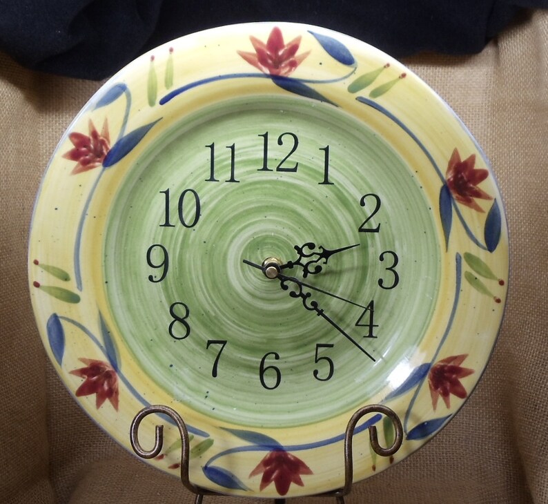 Unique 11 5 Upcycled Dinner Plate Wall Clock Green - Pier 1 Wall Clocks Unique 11 5 Upcycled Dinner Plate Wall Clock Green - Pier 1 Wall Clocks