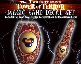 Tower of Terror 2.0 Magic Band Skin Decal Set