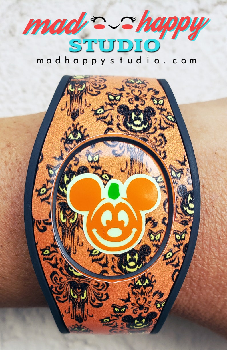 Haunted Mansion HALLOWEEN Magic Band Decal Set Etsy
