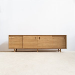 Oak sideboard - Oak Plywood Sideboard - Contemporary sideboard - skandi sideboard