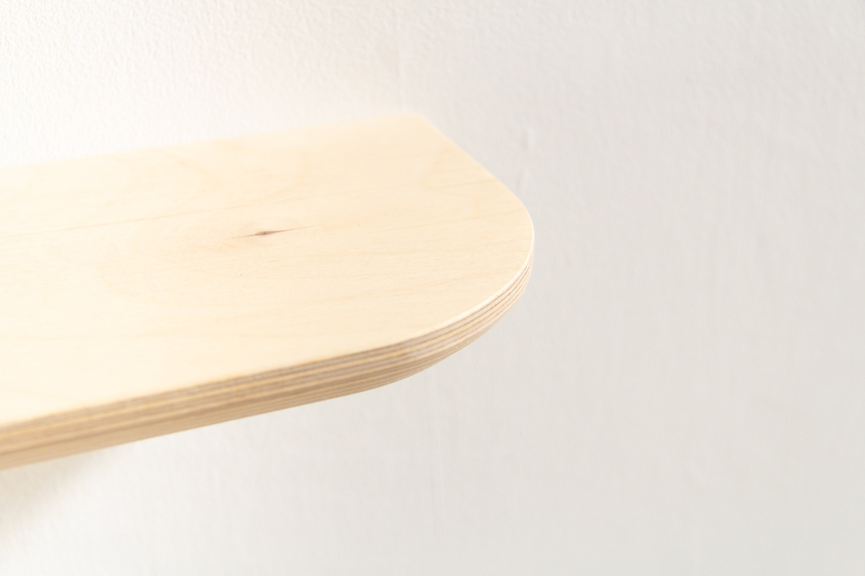 Birch Plywood Shelf Floating Shelf Modern Wooden Floating Etsy UK