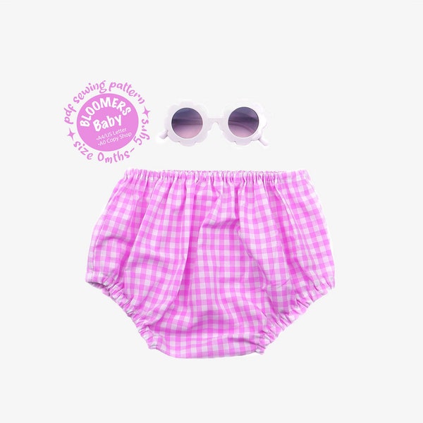 Patrón de costura PDF para niñas Bloomers