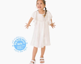 Pinafore Apron Dress Pdf Sewing Pattern | Baby  |Toddler | Girls