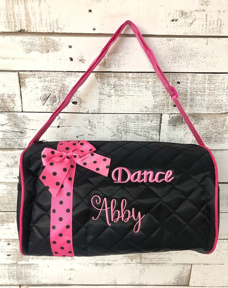 Dance Duffle Bag/ Girls monogrammed bag Etsy