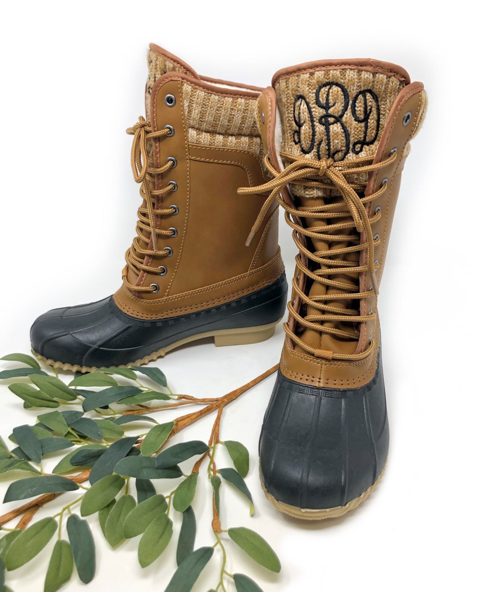 womens duck boots with buckle