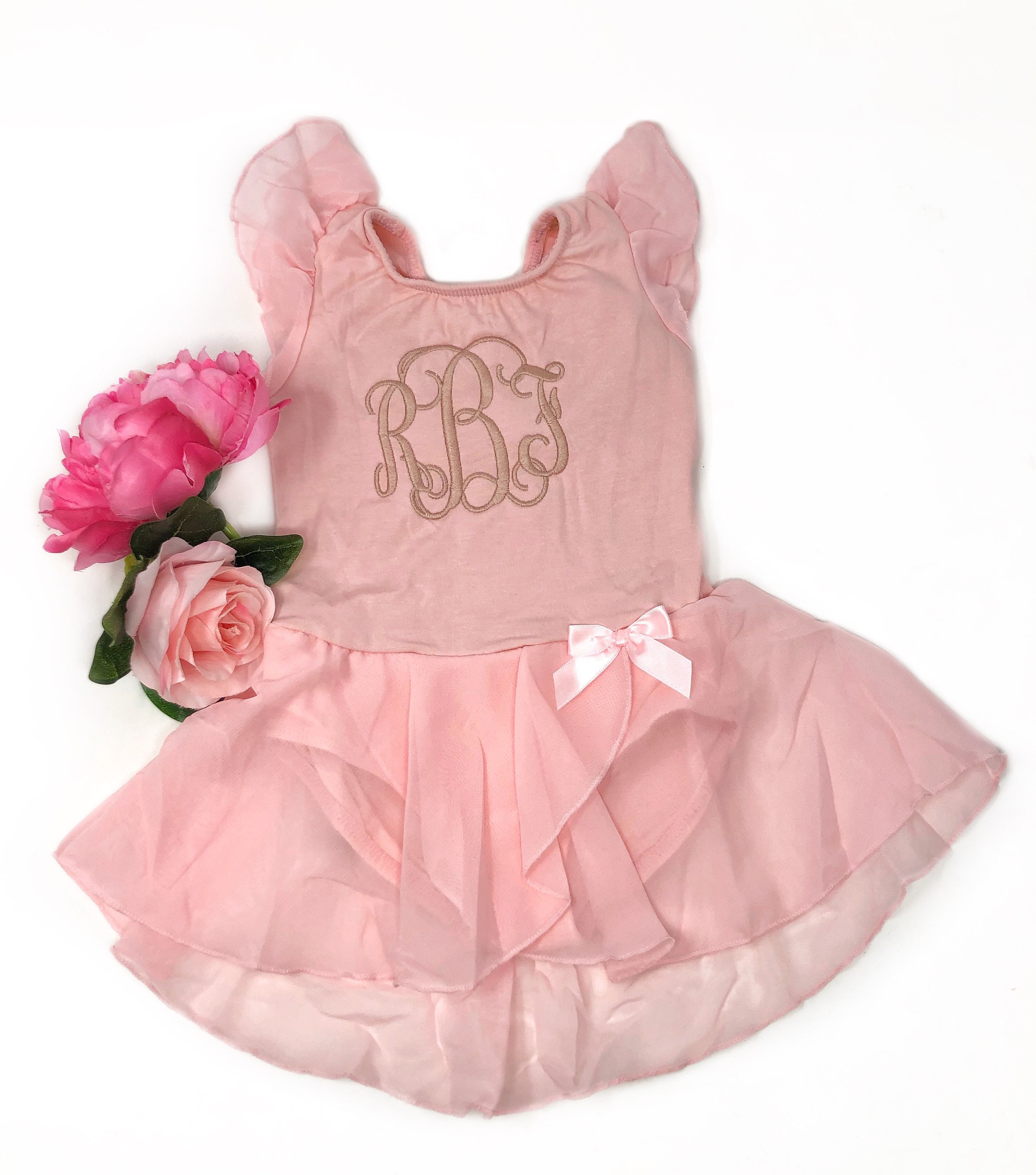 Girls Dance Leotard Monogrammed Dance Leotard Toddler Dance Etsy