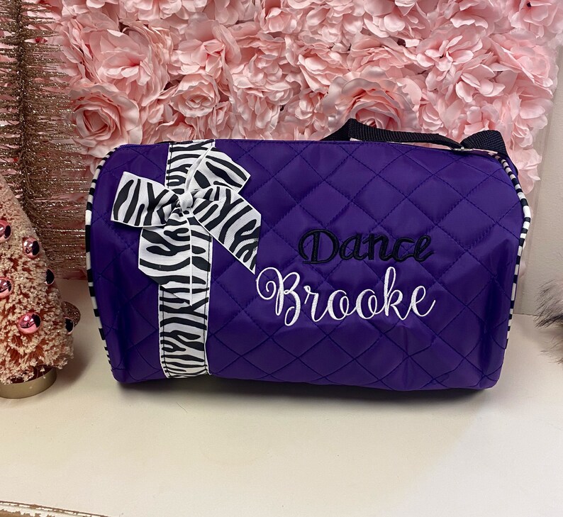 Dance Duffle Bag/ Girls Monogrammed Bag Etsy