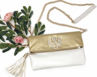 Monogram Crossbody Bag, Crossbody Clutch, Monogrammed Bag, Personalized Bridesmaid Bag, Monogrammed Clutch, bridesmaid gift