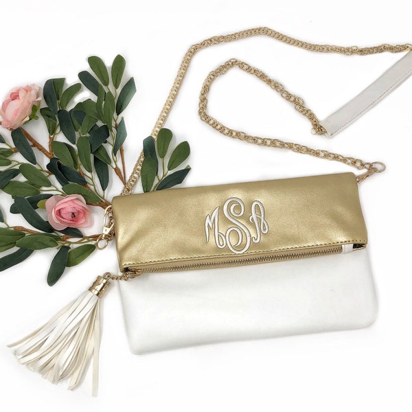 Monogram Crossbody Bag, Crossbody Clutch, Monogrammed Bag, Personalized Bridesmaid Bag, Monogrammed Clutch, bridesmaid gift