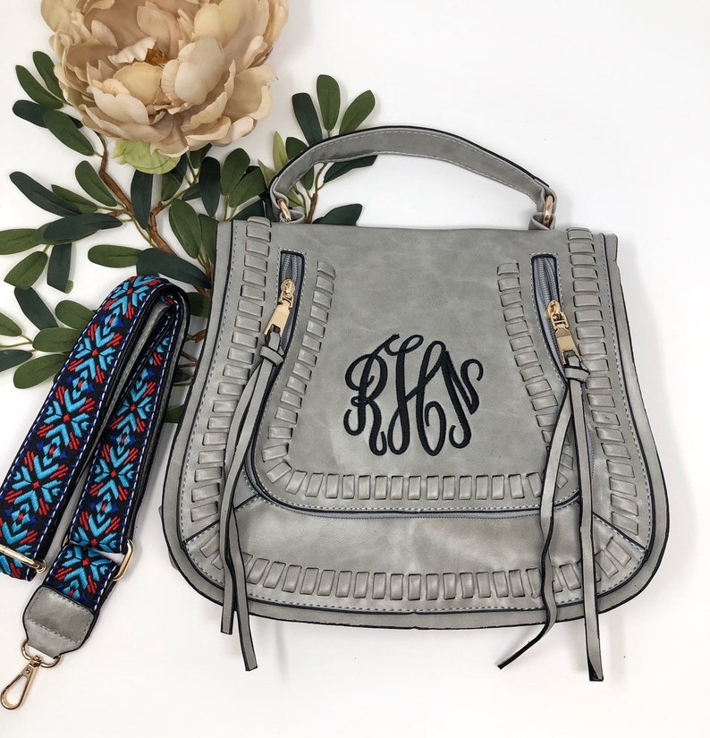 Libby Guitar Monogrammed Crossbody Purse/ Monogram Purse/ Etsy