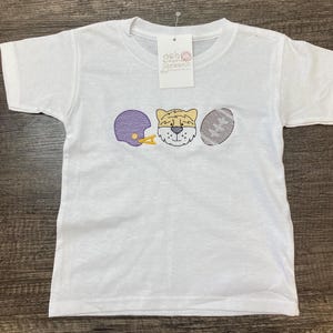 LSU Embroidered shirt for boys, LSU shirt for boys, Football shirt for boy, gift for boy, Louisiana Baby, LSU football, Tigers Football