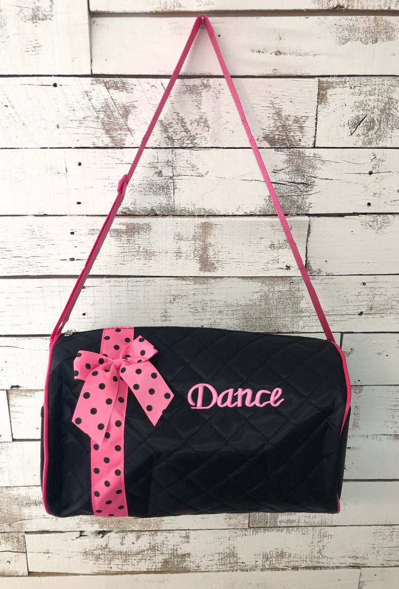 Dance Duffle Bag/ Girls monogrammed bag Etsy