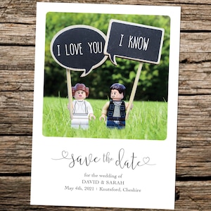 Star Wars Inspired Save the Date