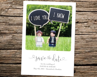Star Wars Inspired Save the Date