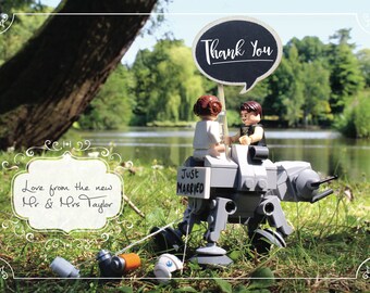 Just Married Thank You Card.