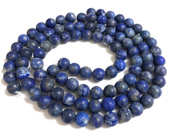 Lapis Lazuli Mat Givré Rondelles 8x5mm 10pc 8741140007840 Perles de Pierre