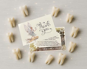 Tooth Fairy thank you card