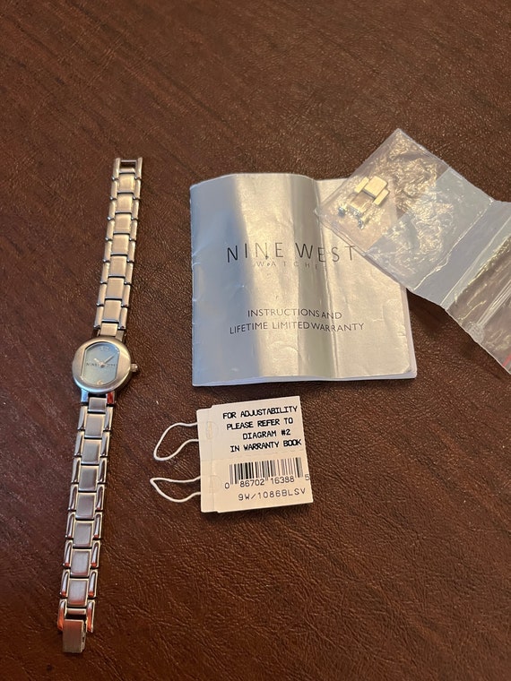 Nine west shop watch band adjustment
