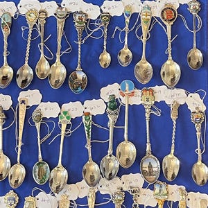 Collection-53 Spoons-925 Sterling, 835 Silver, 800 Silver, Silverplate & Marked