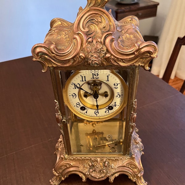 Antique Regulator Clock Etsy