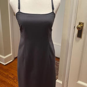 BCBG Maxazria Cotton Dress-Light Denim Blue--Key Hole Back-Size 4