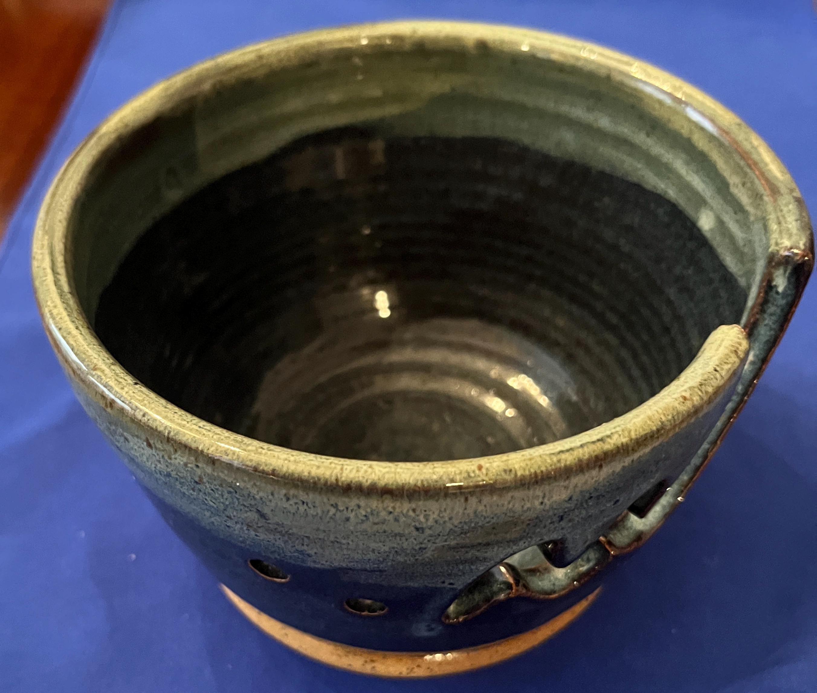 手作り陶器ヤーンボウル 益子焼 陶器の 毛糸 ヤーンボウル ニットボウル販売中！ | 益子焼窯元