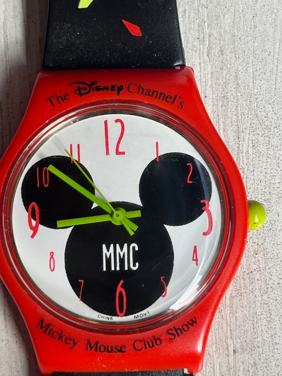 The Disney Channel s Mickey Mouse Club Show Keebler Promotional Watch 1990 s Etsy UK