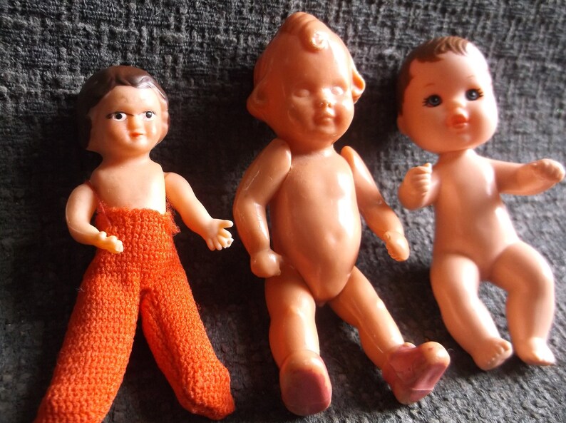 Vintage Tiny Dolls From Etsy