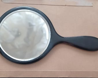 Specchio antico ebanizzato